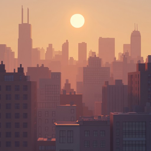 This urban track combines smooth beats and melodic synths to evoke the feeling of a sunset over a bustling cityscape. The dynamic range captures the ambiance of city life transitioning from day to night