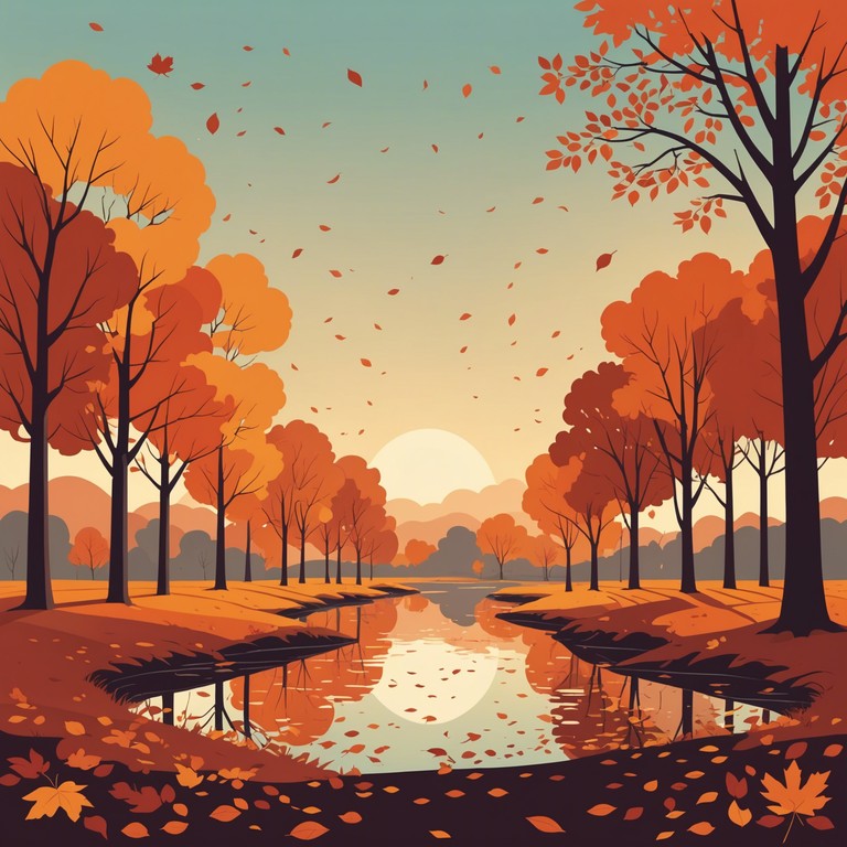 This gentle art song combines the comfort of soft, ethereal winds with the calming presence of autumn colors. Featuring a piano with its soothing and melodious tones, it captures the essence of a peaceful autumn evening. The composition flows like a quiet stream, enveloped in the warmth of soft hues and the gentle rustle of falling leaves.