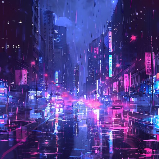 Experience a cyberpunk soundscape with pounding beats, eerie synths, and glitchy textures, painting a vivid picture of neon lit cityscapes and shadowy alleys. This track fuses futuristic elements with gritty urban ambiance, immersing you in a dystopian futuristic world.