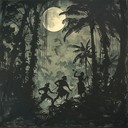 eerie tribal beats with unsettling jungle ambiance.