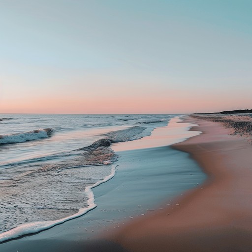 A mellow chillwave composition that incorporates ethereal synths, groovy bass, and gentle percussion. It paints the picture of a calm evening breeze on a serene beach, providing a sense of relaxation and nostalgia.