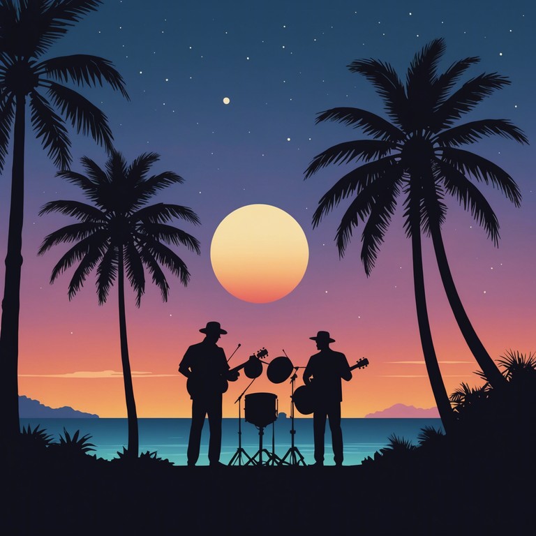 As the sun dips below the horizon, this composition uses subtle percussion and melodious overtones to convey the calm and beauty of an evening in cuba.