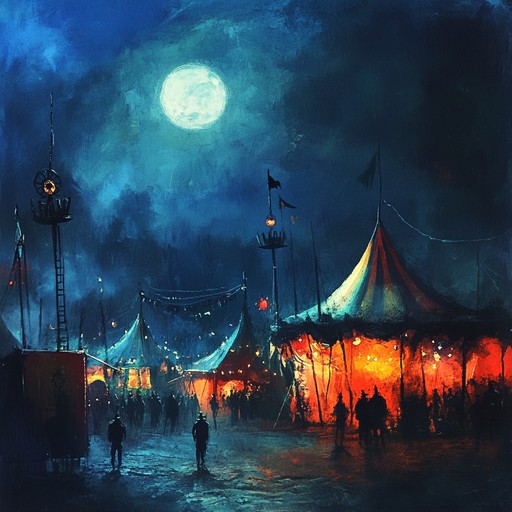 A mesmerizing composition that transports the listener to a mystical midnight fair. The accordion guides through shadowy alleyways and vibrant tents, capturing an otherworldly experience filled with intrigue and wonder.