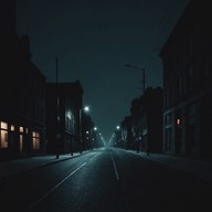 soothing beats, urban nighttime, calm journey.