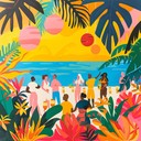 rhythmic dub grooves blend with sunny tropical vibes