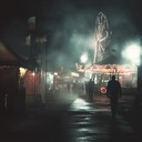 edgy mix of sinister carnival atmospheres and beats