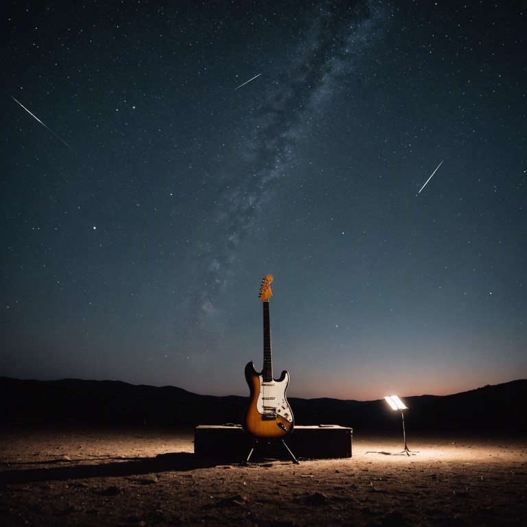 Dive into the depths of night with a guitar driven journey that balances the potent energy of rock with the smooth, irresistible pull of funk. Suitable for a late night drive or introspective evening