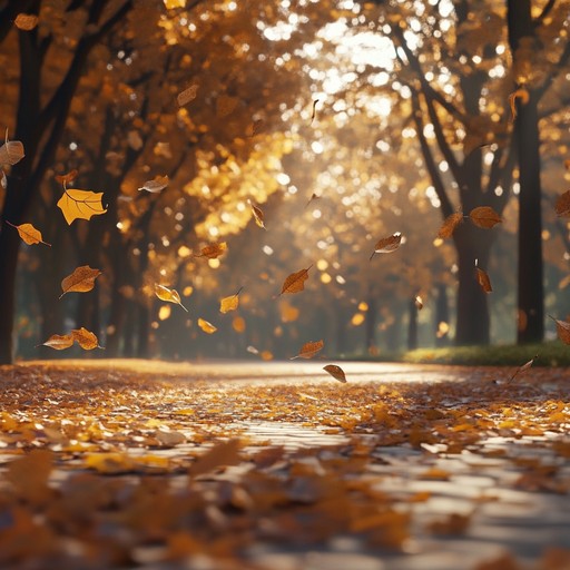 A peaceful, soothing track, inspired by the serene quiet of a golden autumn afternoon, bringing a sense of warmth and peaceful reflection through gentle melodic expressions