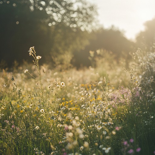 A delicate blend of gentle guitar melodies with calming ambient tones creates a serene and tranquil listening experience, perfect for unwinding on sunny afternoons. Soft percussive accompaniments enhance the sense of peace and tranquility, transporting listeners to a sunlit meadow where time seems to slow down.