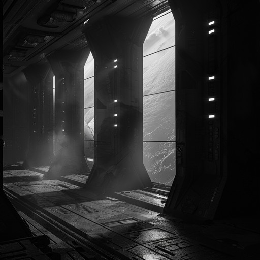 Imagine drifting through the hollow corridors of a long-forgotten space station, where eerie echoes blend with the distant, distorted hums of malfunctioning machinery and ghostly whispers. This chilling soundscape captures the unnerving serenity of space entwined with a sense of haunting abandonment.