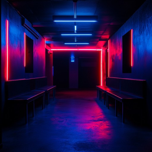 Imagine a dark, underground club where eerie shadows flicker under intense strobe lights. The pounding techno beat creates an unsettling, yet mesmerizing ambiance. Sinister synths and ominous basslines drive the track forward, leading listeners through an auditory journey into the unknown.