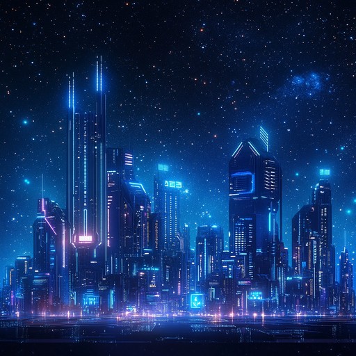 A dynamic instrumental piece that captures the excitement of racing through a cyberpunk city, featuring pulsating synths and rhythmic beats that convey a euphoric atmosphere.