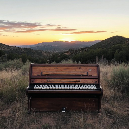 A wistful melody played on a wurlitzer electric piano, capturing the essence of a fading 70s sunset. The soft, dreamy chords create a sense of deep longing and reflection, as if looking back on a lost love or a cherished moment in time. The gentle rhythm of a muted drum set subtly anchors the melody, while distant, airy synthesizers add layers of emotional depth.