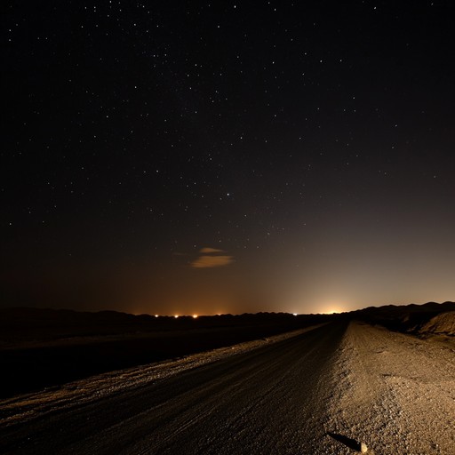 In this instrumental, a solitary guitar carries the weight of the open, star struck desert sky, evoking the sense of freedom and isolation found in an endless midnight drive. The melodies are reflective and profoundly personal, wandering through the soul's landscapes just as one wanders the empty roads.