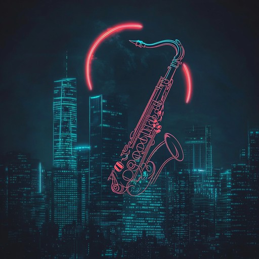 An instrumental track blending jazz fusion with futuristic electronic sounds, incorporating complex quantum rhythms to create an innovative and captivating musical experience.