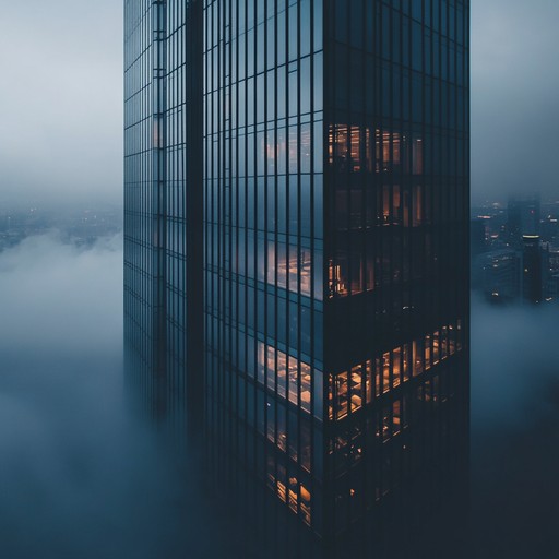 A haunting, surreal corporate rhythm crafted with eerie synthesizers, providing a mysterious and unsettling ambiance perfect for creating tension in a business setting.