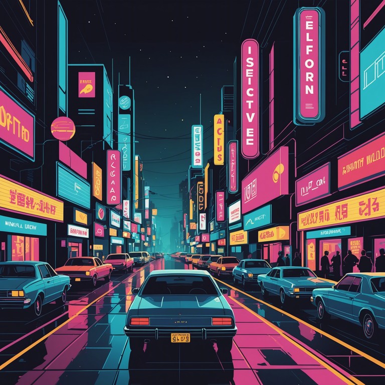This composition opens with sparkling arpeggios that set an uplifting and dreamscape tone, merging old school electropop roots with modern digital beats. Gradually evolving, the song introduces lush, vibrant synths that cascade over a pulsating bassline, capturing the listener in a whirlwind of retro futuristic nostalgia and hopeful vibes.