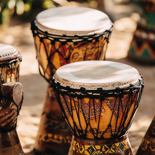 This instrumental track weaves together powerful drum rhythms and uplifting flute melodies, creating an inspiring soundscape that celebrates unity and the spirit of community within tribal cultures.