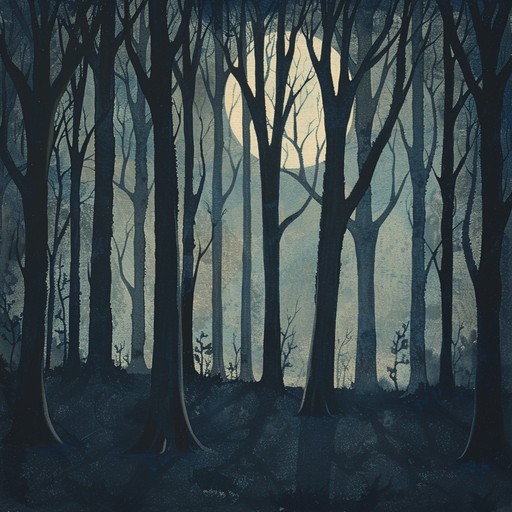 A journey through a quiet, dimly lit forest where every shadow hints at a hidden secret. The instrumentation gradually unveils a chill, soft suspenseful atmosphere, evoking a sense of curiosity and gentle tension.