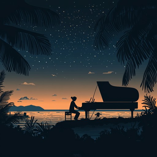 An evocative instrumental mambo piece that blends traditional cuban rhythms with a contemplative mood, capturing the serene ambiance of a starlit night by the sea.