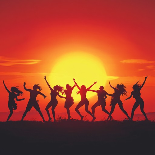 This track features energetic and uplifting beats coupled with bright and joyous synth melodies, perfect for a summer dance scene. The rhythm is driven and infectious, ensuring a cheerful atmosphere that encourages movement and celebration.