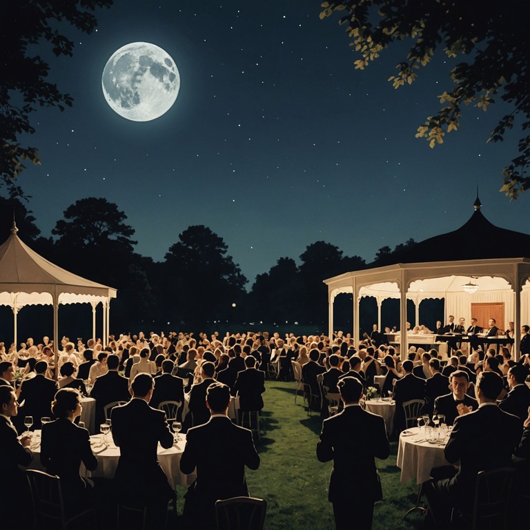 The alternative version of the music places listeners directly under a stark full moon, where a larger orchestra adds layers to the haunting swing, enhancing the sense of suspense and eerie beauty of a midnight serenade.