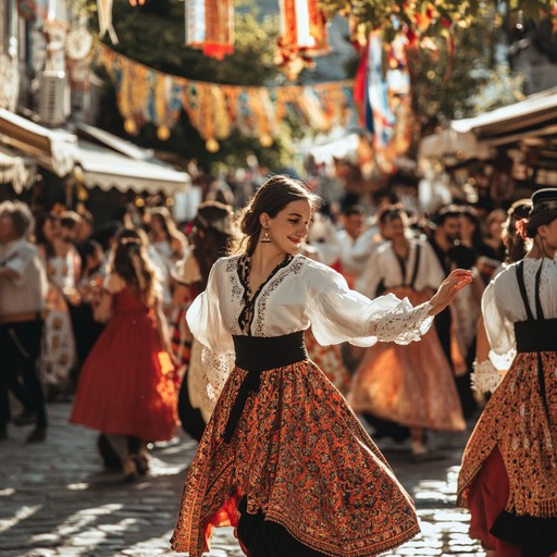 An invigorating instrumental track featuring dynamic chalga beat interwoven with spirited balkan brass melodies, creating an energetic and festive atmosphere perfect for dancing and celebration