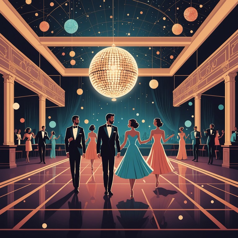 Imagine a scene where the classic vibes of disco meet the edgy essence of funk under a ballroom of sparkling lights. This track revitalizes the disco genre with a dash of funk, making each beat resonate with a richness that is both uplifting and energetically compelling.