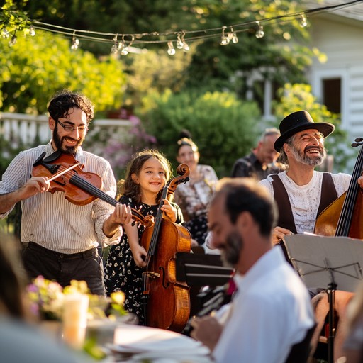 This instrumental captures the joyous and warm spirit of jewish family reunions through klezmer music, with a beautifully expressive clarinet and rich ensemble backing.