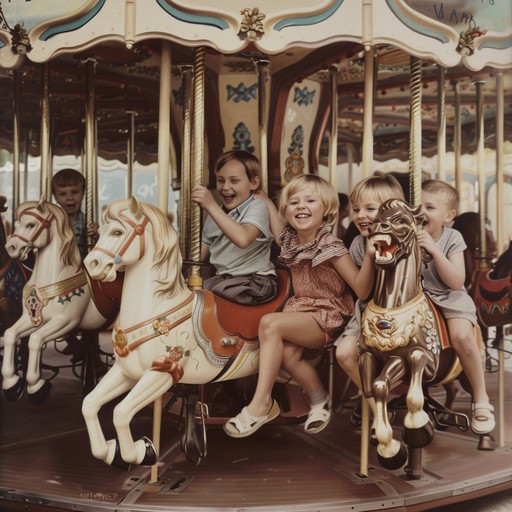 A vibrant polka tune that evokes memories of joyful carousel rides, blending lively accordion melodies with an underlying wistful tone. Perfect for reminiscing and celebrating fond moments.