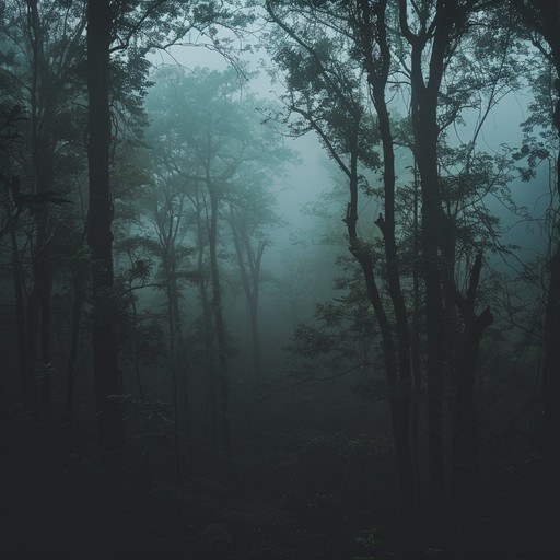 A spine chilling auditory experience that transports listeners to a haunted forest. Traditional ethnic rhythms combine with unsettling whispers and otherworldly chants. Forest sounds are layered throughout, immersing the listener in a dark, mystical atmosphere