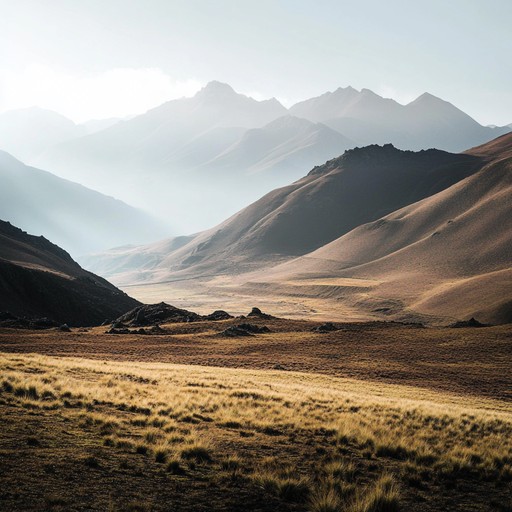 Invoking the ancient lands of the andes, this instrumental track focuses on serene melodies using panpipes. The gentle, soothing sounds aim to create a tranquil and peaceful atmosphere reminiscent of ancient, wind swept landscapes.