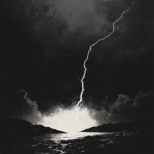 Dive into an intense soundscape where sizzling electric guitar riffs crackle like lightning during a midnight thunderstorm. The powerful beats take on the role of rumbling thunder, while eerie notes create an unsettling atmosphere, painting a vivid picture of a sinister night filled with unpredictable danger.