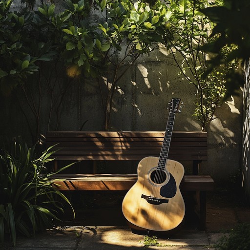 An intimate jingle emphasizing relaxation and comfort using the delicate tones of an acoustic guitar. It sets a peaceful mood, ideal for reflective moments or cozy evenings, with a gentle rhythm that eases tension and promotes serenity.