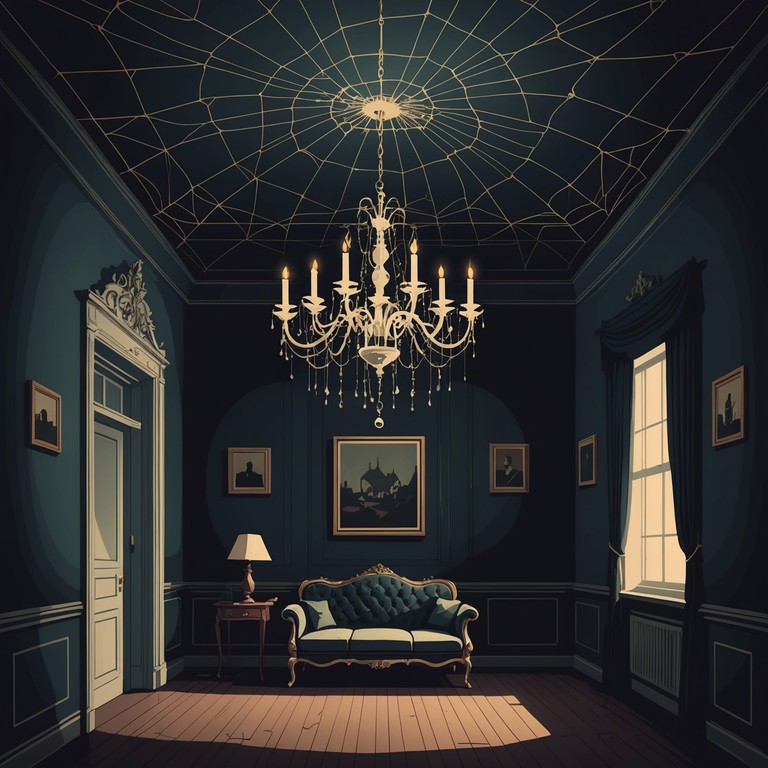 This track creates an atmosphere filled with the eerie echoes and subtle whispers reminiscent of a long abandoned mansion, as listeners are enveloped in a chilling, ghostly ambiance.