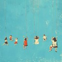 upbeat and joyful with playful nursery rhyme melodies