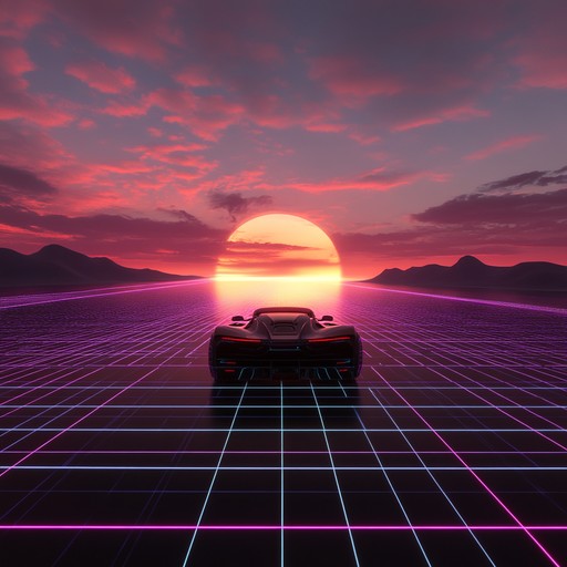 An exhilarating instrumental featuring dynamic synth layers and propulsive beats, inspired by 80s electronic music, evoking speed and excitement on a neon highway at night.