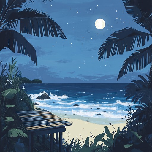 Experience a dreamy mambo serenade that paints vivid imagery of a moonlit, tropical night. This lush instrumental piece uses intricate marimba and percussion to create a romantic and enchanting escape, perfect for dreamy evenings and idyllic musings