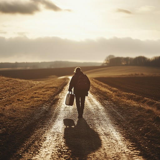 A nostalgic instrumental piece transporting listeners to the heartfelt simplicity and soulfulness of rural americana. Featuring gentle acoustic strumming and harmonica, the track follows a bittersweet journey back to one’s roots, blending reflective melodies with subtle strings, embodying a profound sense of longing and belonging