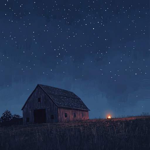 A soulful journey through the blending of classic rock vibrations with the heartfelt storytelling tradition of country music. The track captures the essence of a starlit night in the countryside, with the rustic sound of a steel guitar paired with peaceful rock rhythms creating a nostalgic yet comforting narrative.