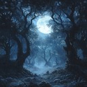 a haunting lullaby echoing through moonlit, misty forests.