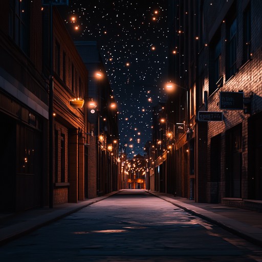 An instrumental hip hop track that blends chilled beats with soothing melodies, creating a peaceful atmosphere that evokes the tranquility of a quiet city night.