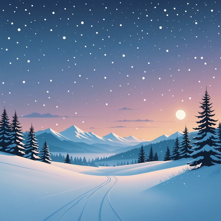 A composition that conjures the quiet magic of a snowy evening; this heartening adjunct piano piece infuses peace and solitude, ideal for introspective moments or a tranquil winter night spent indoors.