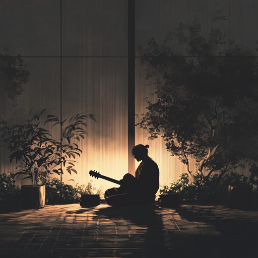 A soothing, restful track featuring smooth jazz guitar and light percussion, creating a serene environment for late night reflection and introspection. Its gentle rhythms and tranquil melodies offer a quiet escape for deep thoughts.