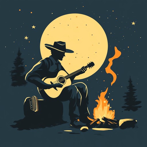 This passionate western instrumental showcases soul stirring guitar harmonics and emotional harmonica tones, invoking the spirit of the wild west as the sun dips below the horizon, filling the landscape with nostalgic, fiery hues.