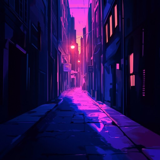 This track features dark, brooding synths paired with an intense, edgy rhythm that drives the composition forward, creating a powerful and mysterious atmosphere perfect for late night journeys through neon lit streets