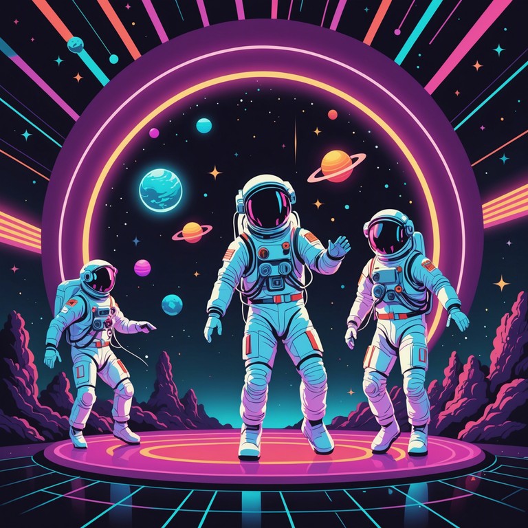 This track blends traditional disco rhythms with futuristic synth sounds, creating an otherworldly dance experience. Imagine disco balls spinning in zero gravity as the beat drives an interplanetary celebration.