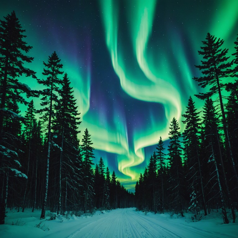 As the ethereal glow of the aurora borealis illuminates the icy finnish landscape, this song echoes the haunting quiet of a long, harsh winter. The melancholic hum of the electric guitar intertwines with the crisp, dark atmosphere, creating a sense of isolation and poignant reflection.