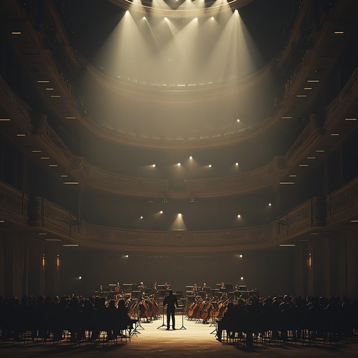 A majestic orchestral piece that crescendos into a dynamic and grand finale, embodying the spirit of a theatrical triumph. Strings and brass sections lead the charge, delivering an emotionally powerful and exhilarating musical experience, ideal for dramatic stage moments.