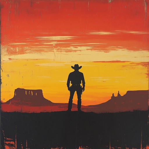 A journey through the vast desert as the sun sets, blending hauntingly beautiful melodies with atmospheric textures reminiscent of a lonely cowboy’s twilight. Sweeping strings and gentle acoustic guitar lines paint a picture of endless horizons and whispering winds, filling the listener with nostalgic yearning